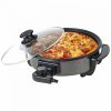 Floria Pizza serpenyő, elektromos- 36/38cm - 1500W - fekete - ZLN4957