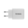 Tesla Power Charger T220, Kettős gyorstöltő 25 W PD 3,0/PPS (fehér szín)