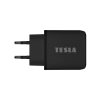 Tesla Power Charger T220, Kettős gyorstöltő 25 W PD 3,0/PPS (fekete szín)